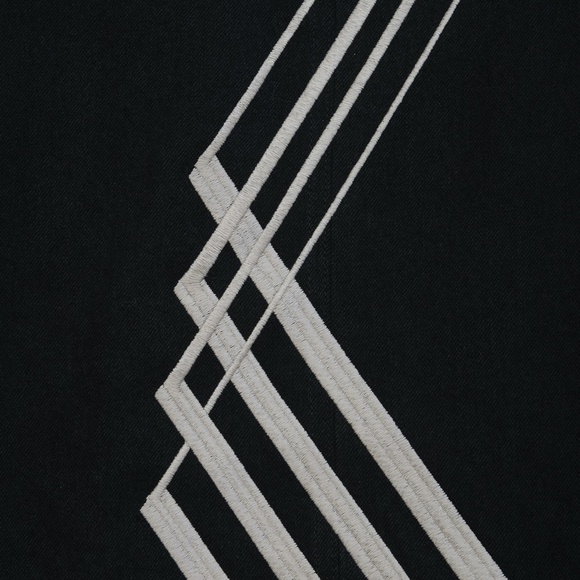 Rare DRKSHDW by Rick Owens Padded Fishtail Oversized Hooded Parka in Black Denim - Picture 3 of 14